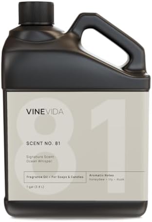 VINEVIDA [128oz] Scent No.81 Fragrance Oil for Candle & Soap Making - Made in USA Natural Candle Scents