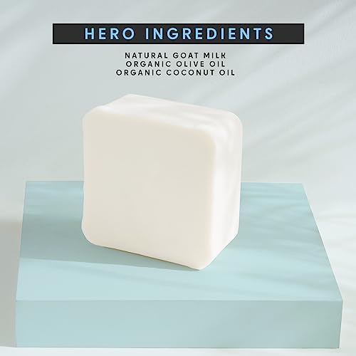 Skin Said Yes 10Lb Goats Milk Soap Base - SLS/SLES free, No Palm Oil, Organic Soap Base, Bulk Goat Milk Melt and Pour Soap Base, Natural Soap Base for Soap Making Organic, Soap Making Supplies