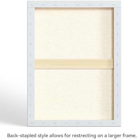 PHOENIX 18x24 Inch 2 Pack Artist Canvas - Large Stretched Canvases for Painting - 3/4 Inch Profile, 100% Cotton 11 Oz. Gesso Primed White Blank Professional Canvas Oil & Acrylic Paints