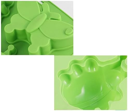 Silicone 6-Cavity Dragonfly Butterfly Ladybug Cake Molds Nonstick Food-Grade Silicone Candy and Soap Moulds for DIY Baking and Crafting for Home Kitchen Use