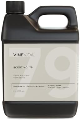 VINEVIDA [32oz] Vanilla Luxe Fragrance Oil for Candle Making - Made in USA Candle Scents for Candle Making - Natural Candle Fragrance Oil - Scents for Soap Making