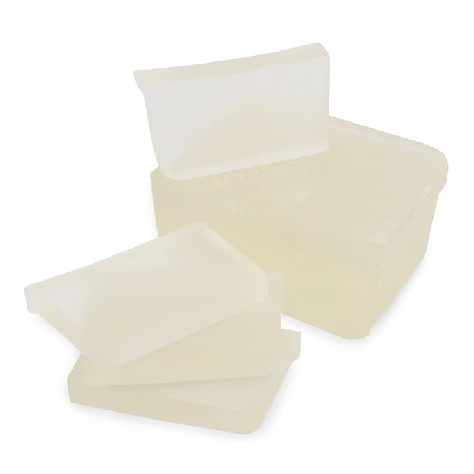 Primal Elements Jojoba Oil Soap Base - Moisturizing Melt and Pour Glycerin Soap Base for Crafting and Soap Making, Easy to Cut - 2 Pound