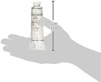M. Graham 2-Ounce Tube Acrylic Paint, Zinc White