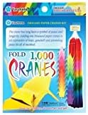 Yasutomo 1000 Origami Paper Crane Kit, 3 X 3 in, Assorted Color, Pack of 1020, Assorted.