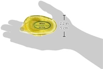 Adtech Crafter's Tape Removable Glue Runner.31"X315" for Tape Runner 05632,Green,yellow