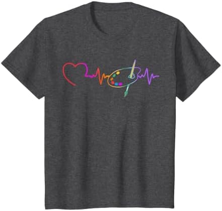 Funny Paint Palette Brush Artist Painter Art Teacher Men Kid T-Shirt