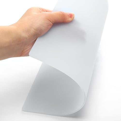 4 Pack Plastic Cutting Mats 10" x 10" Translucent Cutting Board Sewing Mat