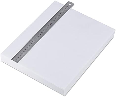 Simthread Tear Away Embroidery Stabilizer Backing - 1.8 Ounces Medium Weight 10" x 12" 100pcs / Pack, Precut Sheets for 5x7 Machine Embroidery Hoop
