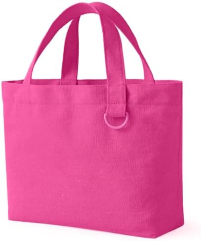 1 | 12 | 24 Pack Small Canvas Tote Bags, Mini Tote Bags Bulk for Women, DIY Blank Reusable Cute Sublimation Tote Bag