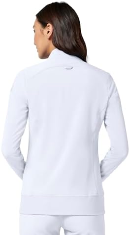 Cherokee iFlex Scrub Jacket for Women 2 Pocket Zip Front