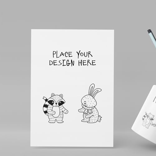100 Sheets White Card stock Thick Paper 130lb/ 350gsm