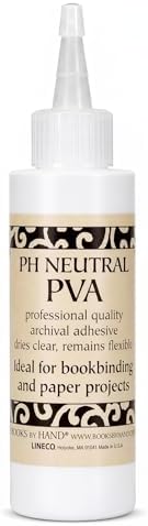Books By Hand PH Neutral PVA Adhesive, Water-Soluble, 4 Ounce