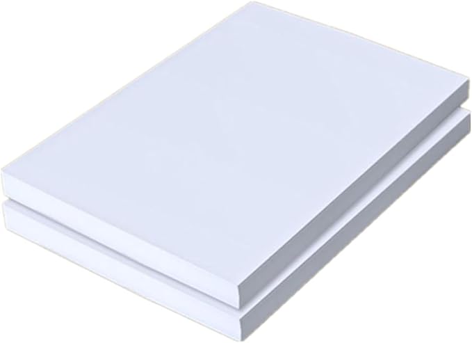 White Cardstock Paper, 50 Pack 5x7 Inches, 92lb