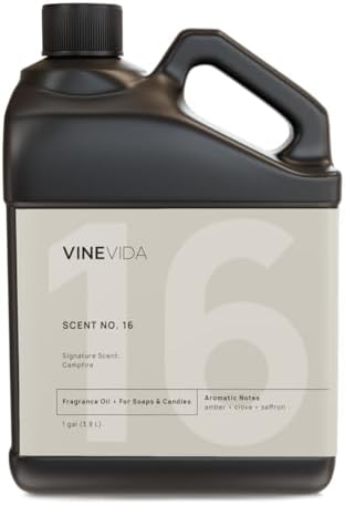 VINEVIDA [128oz] Campfire Fragrance Oil - USA Made Candle Scents - Natural Fragrance Oil for Candle & Soap Making