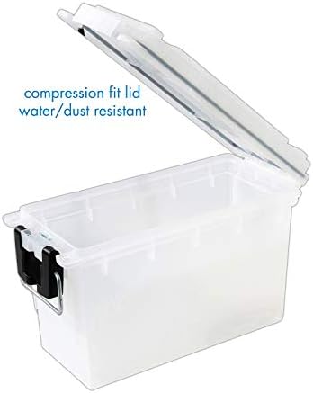 Logix 12535 Translucent Craft Organizer, Art Supply Organizer and Storage, Lockable School Supplies Organization, Moisture Resistant, Made in USA