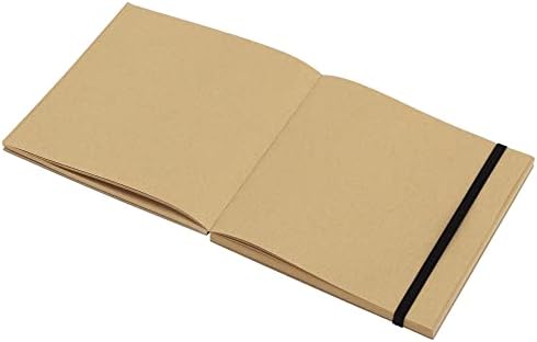 SoHo Urban Artist Brick Sketchbook Journals for Sketching, Drawing, Colored Pencils, Graphite, and More - Kraft 5.5"x5.5" (100 GSM, 80 Sheets)