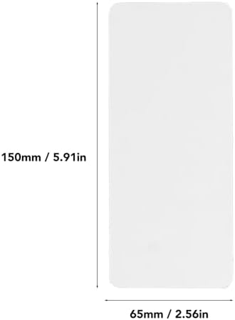 Die Cut Machine Cutting Pads, Mini Standard Polycarbonate Plastic Clear Cutting Plate for Embossing Craft, for SIXXIZ Machines, Hand Paper Embossers (4Pcs)
