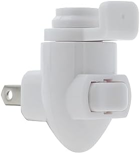 Creative Hobbies Plug In Night Light Module, White Plastic, Great for Making Your Own Decorative Night Lights, Pack of 10