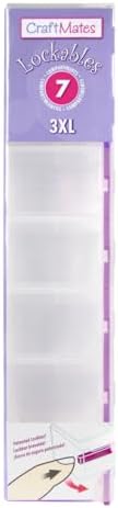 Craft Mates Craft & Sewing Supplies Organizer, 14 Locking Compartments, 3XL