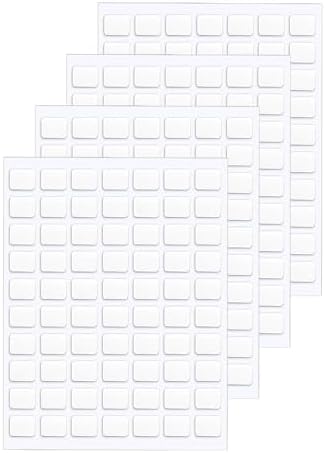 JANYUN 140 Pcs Double Sided Sticky Dots,8 x 10 mm Square Putty Tape