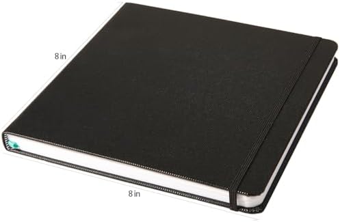 SEMLEART Marker Paper Pad, 34 Sheets, 8x8 inch|190lb (280gsm)