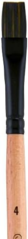Princeton Catalyst Bright Shader Brush, Synthetic, Short Handle, Size 4, 1 Count