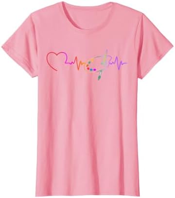 Funny Paint Palette Brush Artist Painter Art Teacher Men Kid T-Shirt