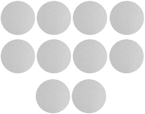 6061 Aluminum Disc 4 Inch, 18 Gauge (1mm) Thick Round Metal Stamping Blank, Aluminum Sheet Plate for Jewelry Making, DIY Crafts, 10 PCS
