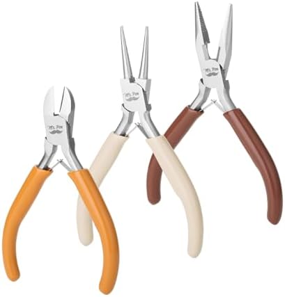 Mr. Pen- Pliers for Jewelry Making, 3 Pack, Chain Nose