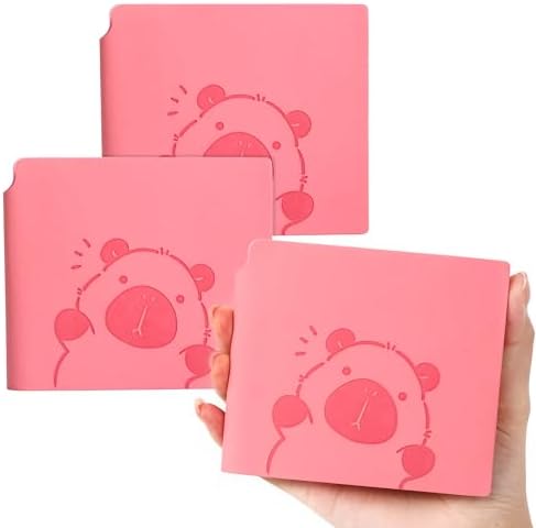 3 Pack Mini Capybara 5x5 Grid Notebooks Cartoon Pocket Quad‑ruled Journals