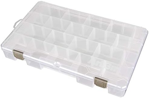 ArtBin Large Solutions Box Clear Art & Craft Organizer with Dividers - Plastic Storage Case for Convenient and Versatile Storage - Ideal for Various Craft Supplies