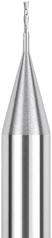 SpeTool 1/32 Inch Downcut Inlay Router Bit with 1/4 Inch Shank Carbide CNC Router Bit End Mill Woodworking Slot Carving Engraving Tool