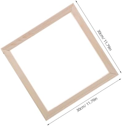 Wood Canvas Frame 30x30cm Stretcher Bar Kit for Oil Painting