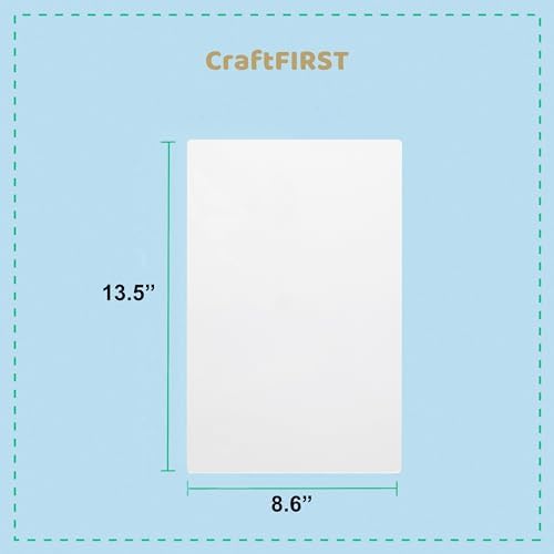Large Set of Plate A 8.6" x 13.5" Clear