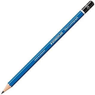 STAEDTLER Mars Lumograph 2B Graphite Art Drawing Pencil, Medium Soft, Break-Resistant Bonded Lead, 12 Pack, 100-2B (100-2B VE)