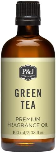 P&J Fragrance Oil - Green Tea 100ml - Candle Scents, Soap Scents, Diffuser Oil, Fresh Scents