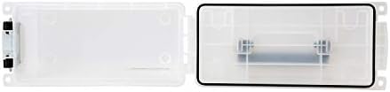 Logix 12535 Translucent Craft Organizer, Art Supply Organizer and Storage, Lockable School Supplies Organization, Moisture Resistant, Made in USA