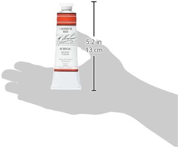 M. Graham 2-Ounce Tube Acrylic Paint, Cadmium Red