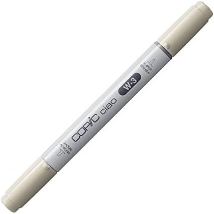 Copic Markers W3 Ciao with Replaceable Nib, Warm Gray No.3