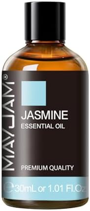 MAYJAM Jasmine Essential Oil for Diffuser, Jasmine Oil for Skin, 1.01fl.oz