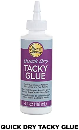 Aleene's Quick Dry Tacky Glue, Premium All-Purpose Adjesove, Quick Drying and Fast Tacking, 4 fl oz 36-Pack