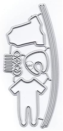 Little Baby Clothes Metal Cutting Dies for Card Making