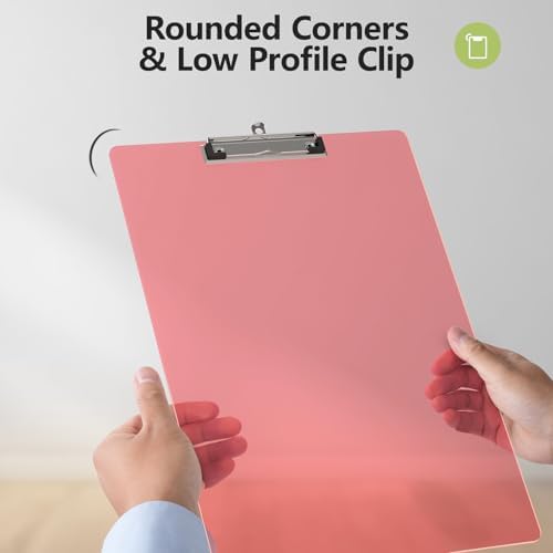 Extra Large Clipboard, 11 x 17 Pink Plastic Drawing Board