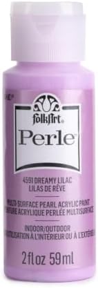 FolkArt Perle Acrylic Craft Paint, 2 fl oz, Dreamy Lilac
