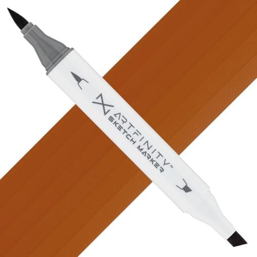 Artfinity Sketch Markers - Tuscan Orange YR2-6, Vibrant, Professional, Dye-Based Alcohol Markers for Artists, Drawing, Travel, & More