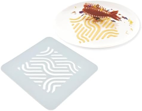 2pcs/lot Silicone Embossing Mat Hollow Out Maze Pattern for Baking