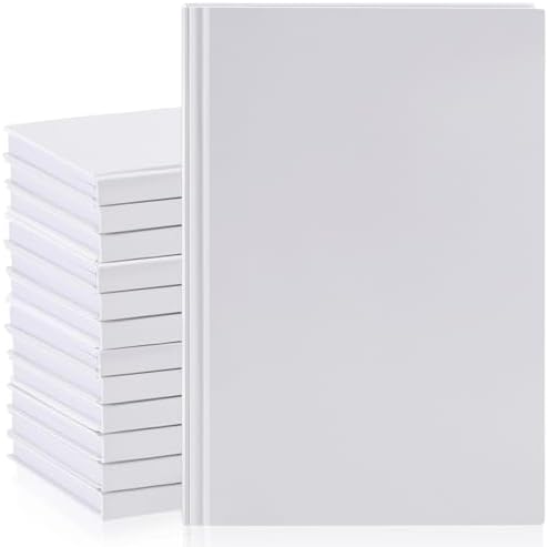 Henoyso 12 Pcs A5 Blank Notebook Journal Hardcover Sketchbook, 8.3 x 5.7 in