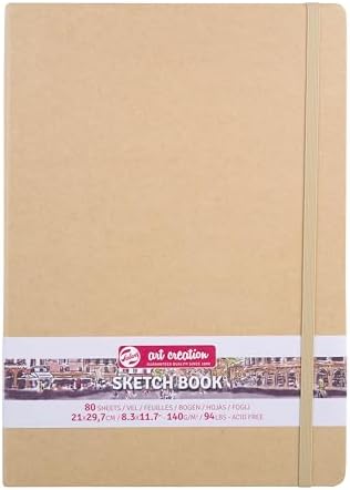 Talens Japan T9314-433M 452280 Art Creation Sketchbook, Drawing Notebook, 8.3 x 11.8 inches (21 x 30 cm), Craft Paper
