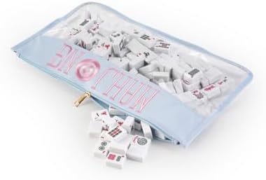 Empty Mahjong Tiles Bag with Zipper - Storage Up to 166 Tiles