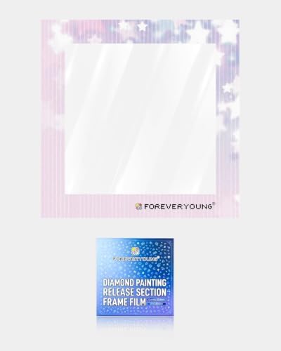 ForeverYoung Reusable Diamond Art Release Film 30 PCS Fairy Dust